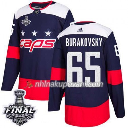 Washington Capitals Dresy Andre Burakovsky 65 2018 Stanley Cup Final Patch Adidas Stadium Series Authentic - Pánské